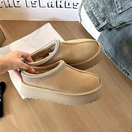 Boots luxury designer shoe women men ultra mini tazz lady winter boot woman high heel ankle snow fur man tasman flat slipper 230926