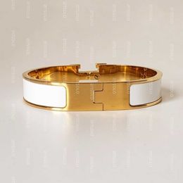 Bangle stainless steel gold buckle bracelet fashion jewelry men and women bracelets PDCM