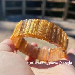 Bangle Sturnus Natural Rutilated Quartz