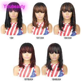 Braid Wigs African Short Hair Bobo Mechanism Wigs Chemical Fibre Pigtails Synthetic Hair