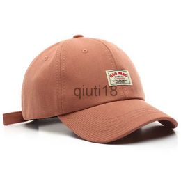 Ball Caps Hat Spring and Autumn All-Match Soft Top INS Sticker Letter Baseball Cap Summer Sun Protection Women's Sun Hat Men's Casual Hat x0927