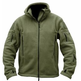 Outdoor Jackets Hoodies Men US Military Autumn Thermal Fleece Tactical Jacket Outdoors Sports Hooded Coat Militar Softshell Hiking Army 230926