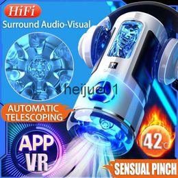 Masturbators GALAKU Bluetooth Fully Automatic Oral Vagina Male Masturbator Blowjob Pussy Sex Machine APP Masturbation Cup Sex Toys for Men x0926