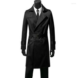 Men's Trench Coats 2023 Designer Mens Man Long Coat Men Clothes Fashion Slim Fit Overcoat Sleeve Business OuterwearS - 9XL