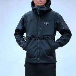 Arc'teryes Mens Coats Jackets Jackets Brand Factory Designer Coats 2023 New Style Bone Bird Men's Soft Shell Fleece Coat Outdoor Windproof Waterpr JKMF