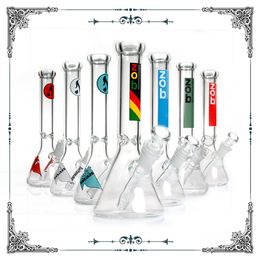 Ограниченная серия Zob Hitman, стеклянный мини-бонг для стакана, 10 дюймов, цветные бонги Rasta для водопроводных труб, 14,4 мм, шарнирные мазки, нефтяная вышка, барботер, курение кальянов