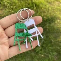 Keychains Folding Chair Keychain Small Pendant Originality Fun And Fashionable Decorations Souvenir Gifts For Friends