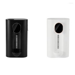Liquid Soap Dispenser Automatic Mouthwash Wall Mounted Mouth Wash Touchless 540Ml For Bathroom Kids And Adults-Black