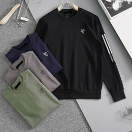 Men's Hoodies & Sweatshirts 69891 Business casual collar solid Colour sweater designer sweater men winter Warm