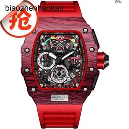 Designer Richads Milles Watches Brand Special Bucket Type Hollow Waterproof Racing Car Carbon Fibre Handsome Watch Bull World War Ii Male German Eotp