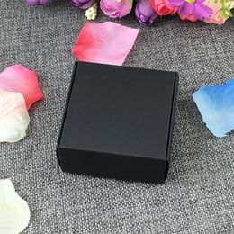 Jewelry Pouches Bags 50pcs 7 5 7 5 3cm Gift Kraft Box Boxes Blank Package Carry Case Cardboard Display For Accessory Accept Custo195Z