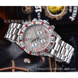 Daytonass Wristwatch Watch Chronograph Multifunction Designer Luxury Men Watches Simple Three Eye Six Needle Second Running Men's Business Leisure ZXEU