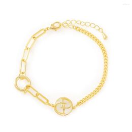 Link Bracelets Bracelet Letter Over-Gild Chain Retro Personal Unique Skin-Friendly Jewelry Accessories Leisure Office