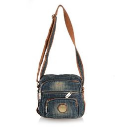 Evening Bags Vintage Fashion Denim Jeans Flap Bags Girls Handbags Crossbody Bag Women Messenger Bags Purse bolsa feminina bolsos mujer 230926