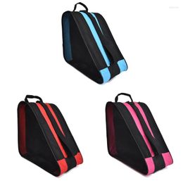 Outdoor Bags Oxford Cloth Kids Skating Shoes Storage Bag Ice Skate With Adjustable Strap