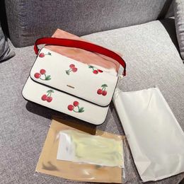 Cute Cherry Luxury Bag Cross body Designer Bags Women Shoulder Bag Fashion C Letter Print Shopping Handbags Tote Purse Travel Messenger Bags