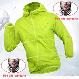 Outdoor Jackets Hoodies Waterproof Windbreaker Jacket Without Pocket Fishing Raincoat Women Men 230926