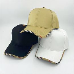 Fashion Classic Outdoor Sports Snapback Solid Baseball Caps Summer 3 Colors Blue Khaki White Cap Hat for Men Women 93913245I