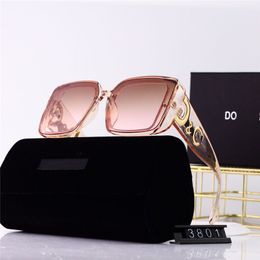 Fashion Classic Designer Sunglasses For Men Women Sunglasses Luxury Polarised Pilot Oversized Sun Glasses UV400 Eyewear PC Frame Polaroid Lens S3801
