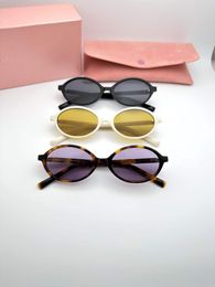 23 Show style oval plate eyeglass frame sunglasses