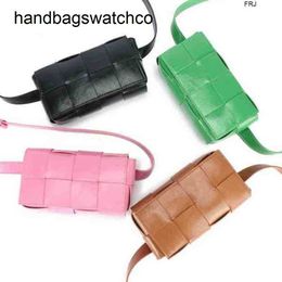 BottegassVenetas Cassettes Bags Cassettes Pillow Bag Leather Woven Messenger Small Square 2023 Spring Women Trend Have Logo frj