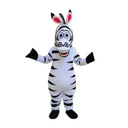 Factory sale hot Madagascar Zebra Chicken Mascot Costumes Adult Size bear cartoon costume high quality Halloween Party