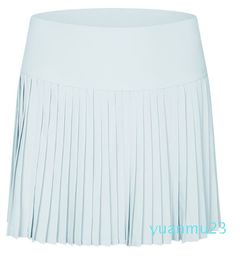 Cool Built-in Liner Side Pocket Cotton Blend Pleated Skirts Three-Point Sweatpants Skirt