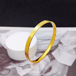 Luck Clover Circular Perfect Perfect Replacement Gold Bracelet Bracelet Designer Bangles para Mulheres Alloy Liga Brandnd Pulsera Pulseras Bated Jóias Amarelo Golden