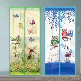 Other Home Textile Anti Fly Insect Magnetic Screen Door Mesh Automatic Closingmagnetic Mosquito Net Auto Closing Easy Installation 230927