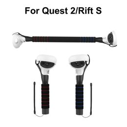 VR AR Accessorise For Oculus Quest 2 Accessories VR Controllers Long Stick Handle Dual Lightsaber Compatible with Beat Sabre for Quest Rift S 230927