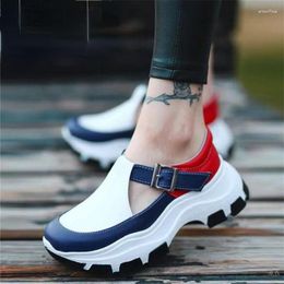 Casual Shoes 2023 Women Flats Platform Elegant Buckle Woman Spring Zipper Flat Non Slip Hollow Out