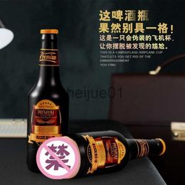 Masturbators Wine Bottle Type Aircraft Cup Male Masturbation Device Penile Exercise Device Adult Sexual Products Masturbardor Masculino x0926