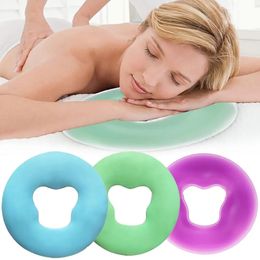 Massierendes Nackenkissen, wiederverwendbar, weiches Silikonkissen, SPA-Beauty-Pad, rutschfestes Massagekissen ohne Film, Salon-Gesichtsmassage, Relax-Schönheitskissen-Pad 230927