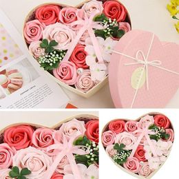 DIY Soap Rose Box for Mother's Day DIY Soap Flower Gift Rose Box Bouquet Wedding Home Festival Gift for Valentine's Day 2732