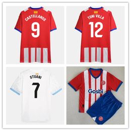 23 24 Girona fc men kids kits soccer jerseys 2023 2024 STUANI TSYGANKOV CASTELLANOS RIQUELME ARNAU DAVID LOPEZ IVAN MARTIN football jersey shirt