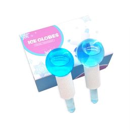 Ice Globes for Facials Beauty Eye Massager Cooling Face Globes Roller Tighten Skin Anti Ageing Reduce Puffy and Wrinkle Skin Care SPA Tools
