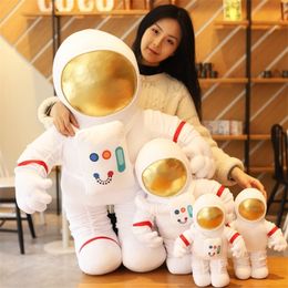 Plush Pillows Cushions Simulation Space Series Plush Toys Astronaut Spaceman Rocket Spacecraft Stuffed Plush Doll Sofa Pillow Boys Kids Birthday Gifts 230926