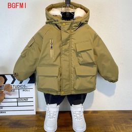 Down Coat Winter Jacket for boy Hooded Children Outerwear baby Clothes teenagers Kids Parka Children's padding Cotton Snowsuit 230928