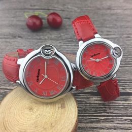 New Fashion Style Women Watch Men leather Lady wristWatch Quartz clock High Quality leisure fashion designer watch274O