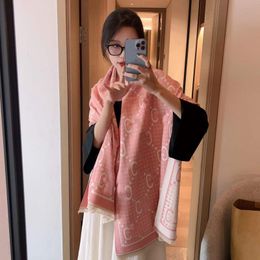 Thick Cashmere G Scarf for Women Fashion Winter Warm Pashmina Shawl Wraps Bufanda Female Blanket Design Brand Poncho Echarpe 2024