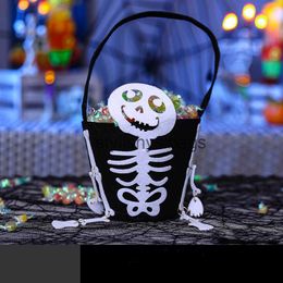 Totes Halloween pumpkin bag portable sugar bag candy bag halloween children's gift bag06stylishyslbags