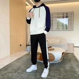 Men's Jackets Hoodies And Pants Set Men Clothing Hip Hop Long Sleeve Sweatshirt and Pants Men Outwear Sports Tracksuit Sweatsuits 230927