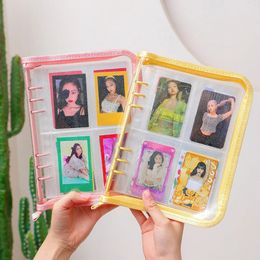 Other Home Decor A5 Zipper Kpop Pocard Binder DIY Pocard Collect Book Po card Album Scrapbook Po Album Journal Notebook Card Binder 230928