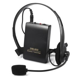 New TOPS WR603 Portable Microphone Wireless FM Transmitter Receiver Lavalier Clip Headset Microphone Set For Meeting Conferen ZZ