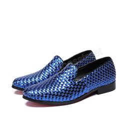 Italian Large Size Solid Colour Casual Shoes Elegant Slip on Round Toe Loafers Shoes Fashion Real Leather Man Flats Shoes