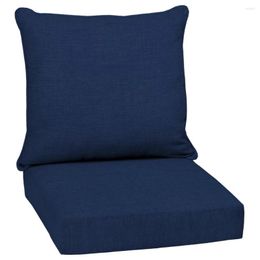 Pillow Outdoor Deep Seat Set Water Repellant Fade Resistant Bottom And Back For Chair 24 X