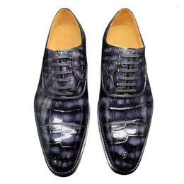 Male Arrival Men Formal Shoes Yingshang Dress Crocodile Leather Belly Skin Fashon 19511