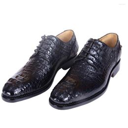Dress Shoes Hulangzhishi Crocodile Leather Male Men Formal Trend Sole