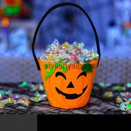 Totes Halloween pumpkin bag portable sugar bag candy bag halloween children's gift bag10stylishyslbags