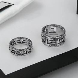 Designer Rings Engagement Rings For Women Fashion 925 Sterling Silver Rings Mens Men Gold Ring Cluster Band Ring Couple D218306HL2881